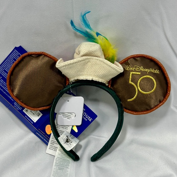 Disney Loungefly 50th Mickey Enchanted Tiki Room Main Attraction Backpack & Ears - Picture 5 of 5